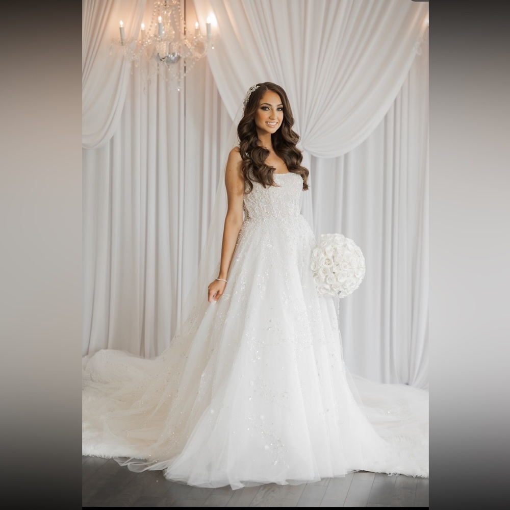 Ines Di Santo Bridal Gown- Custom Made